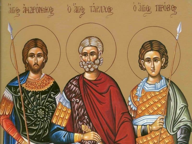 SINAXAR – 12 Octombrie – Sf. Mc. Prov, Tarah şi Andronic; Sf. Ier. Cosma, Episcopul Maiumei