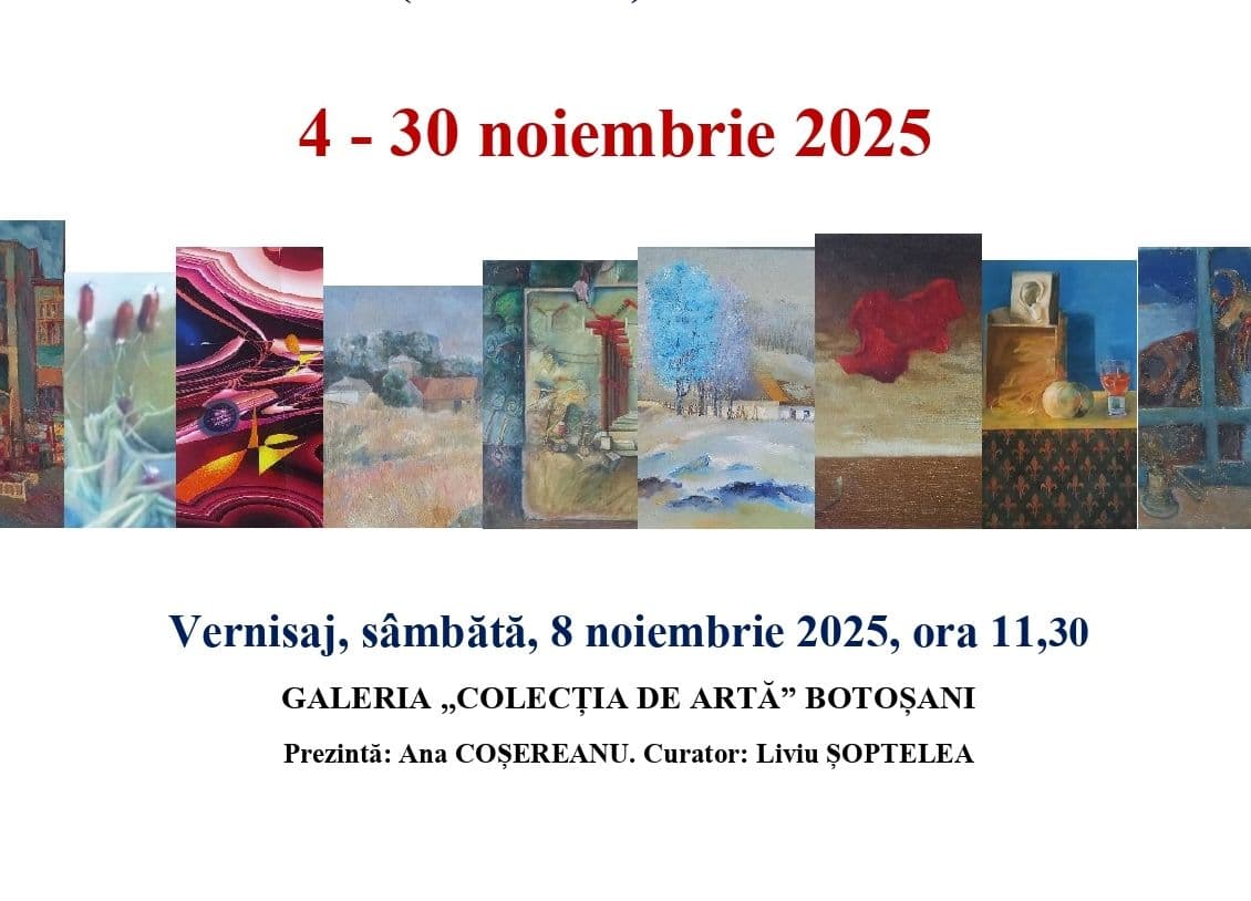 Expoziția „Dascăli și artiști botoșăneni”