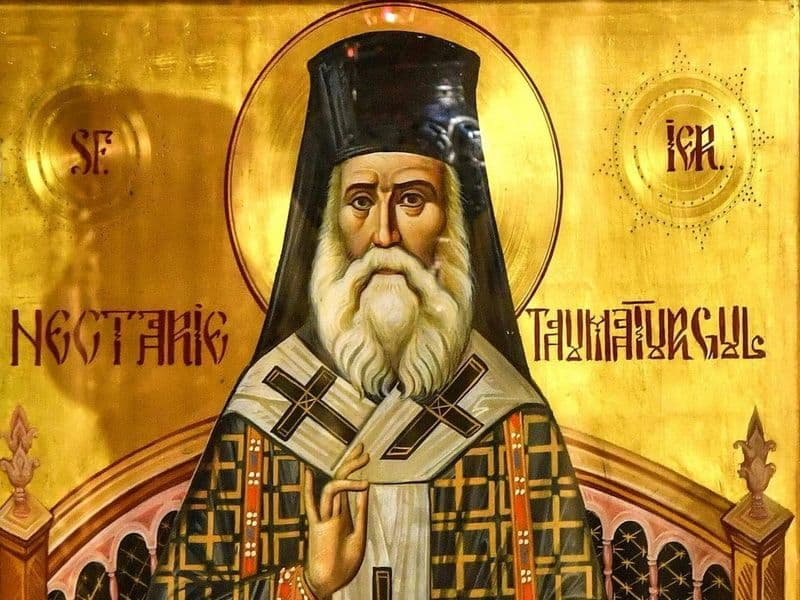 SINAXAR – 9 Noiembrie – Sfântul Ierarh Nectarie de la Eghina; Sf. Cuv. Matrona