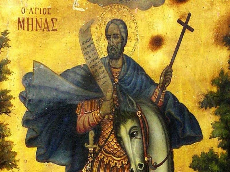SINAXAR – 11 Noiembrie – Sfântul Mare Mucenic Mina; Sfinţii Mucenici Victor, Vichentie şi Ştefanida