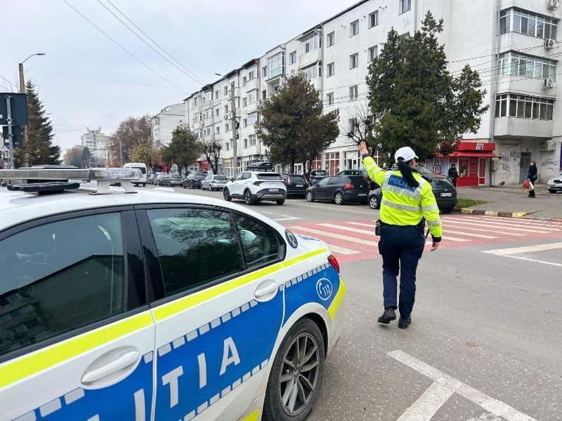 Acțiune a polițiștilor rutieri pentru combaterea accidentelor rutiere produse pe fondul vitezei excesive