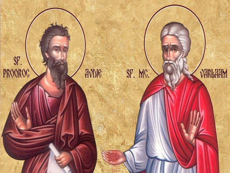 SINAXAR – 19 Noiembrie – Sf. Proroc Avdie; Sf. Mc. Varlaam