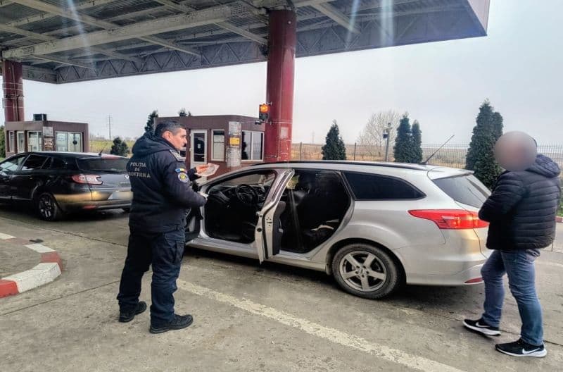 Urmărit pentru tentativă de omor, depistat de către polițiștii de frontieră la Stânca