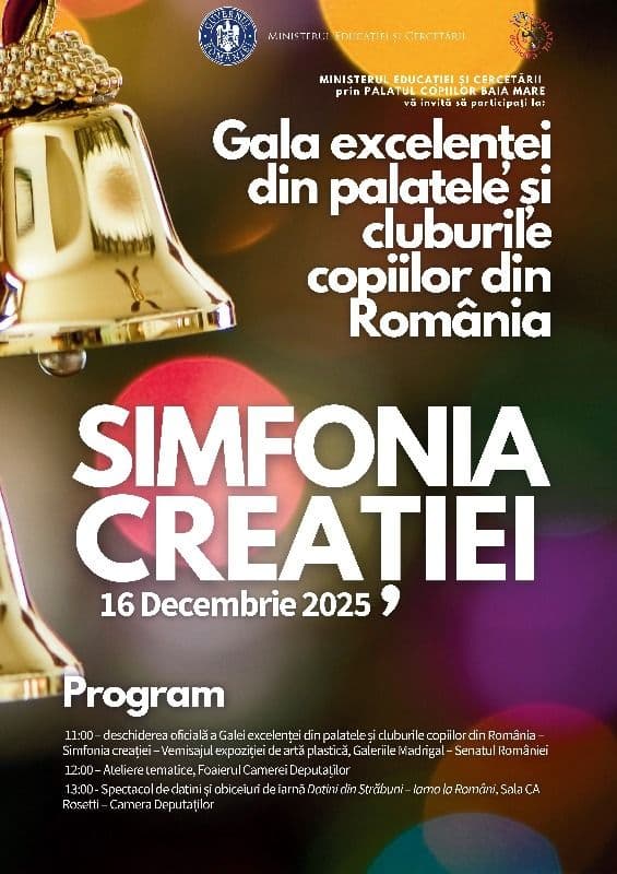 Județul Botoșani prezent la Palatul Parlamentului în cadrul Galei excelenței din palatele și cluburile copiilor din România