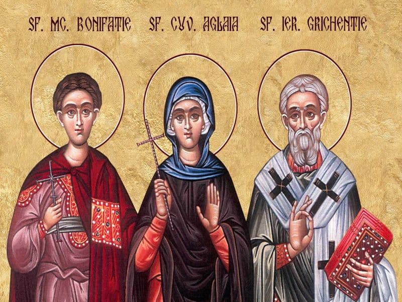 SINAXAR – 19 Decembrie – Sf. Mc. Bonifatie; Sf. Aglaia; Sf. Ier. Grichentie, Episcopul Etiopiei