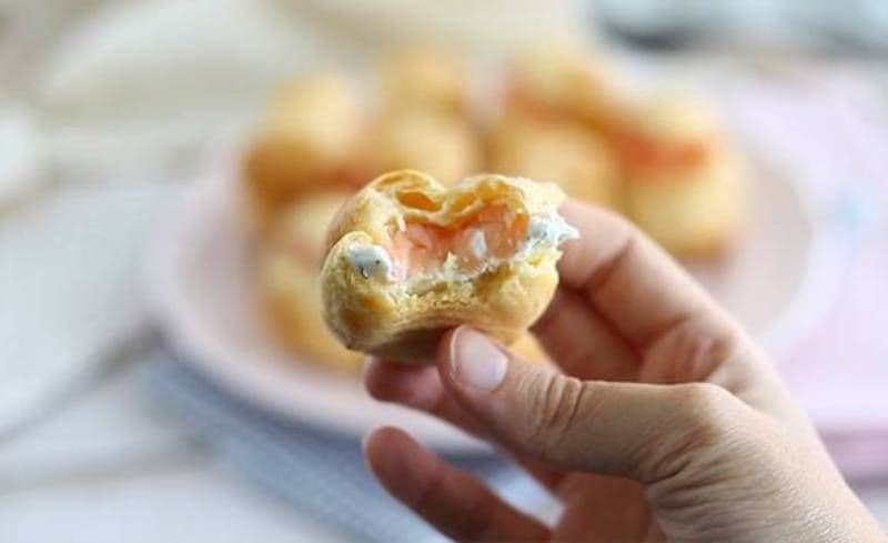 Choux cu somon