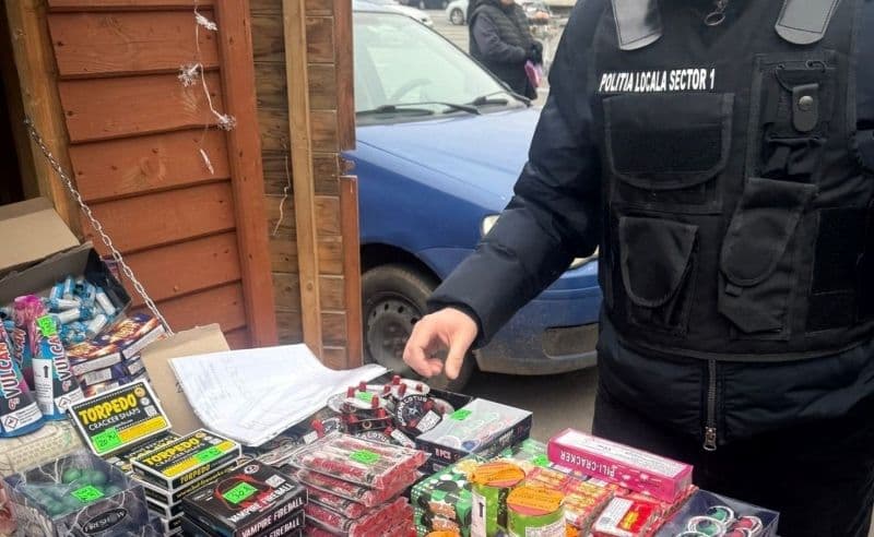 Amenzi între 1.000 și 7.500 de lei pentru persoanele care folosesc petarde și artificii