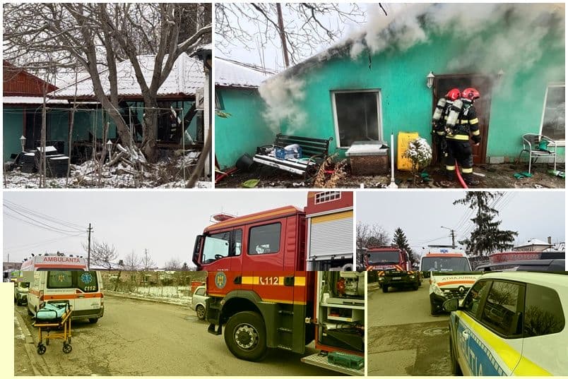 Tragedie în a doua zi de Crăciun! Bărbat decedat în urma unui incendiu izbucnit la o anexă din Dorohoi