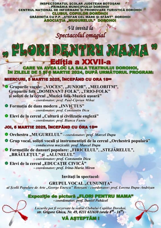 Flori pentru mama