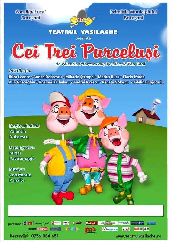 afis Cei trei purceluși 2020