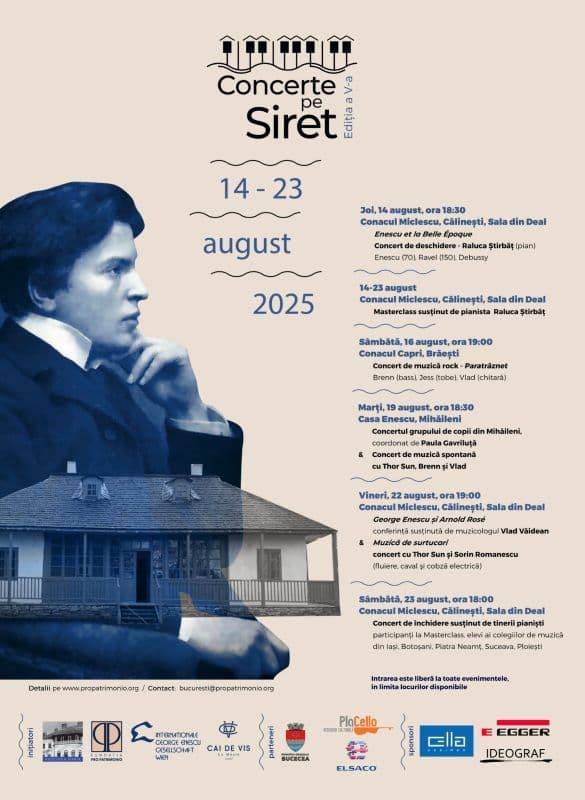 Afis Concerte pe Siret 2025