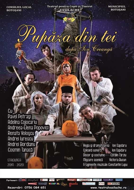 afis  Pupaza din tei  16 februarie 2020