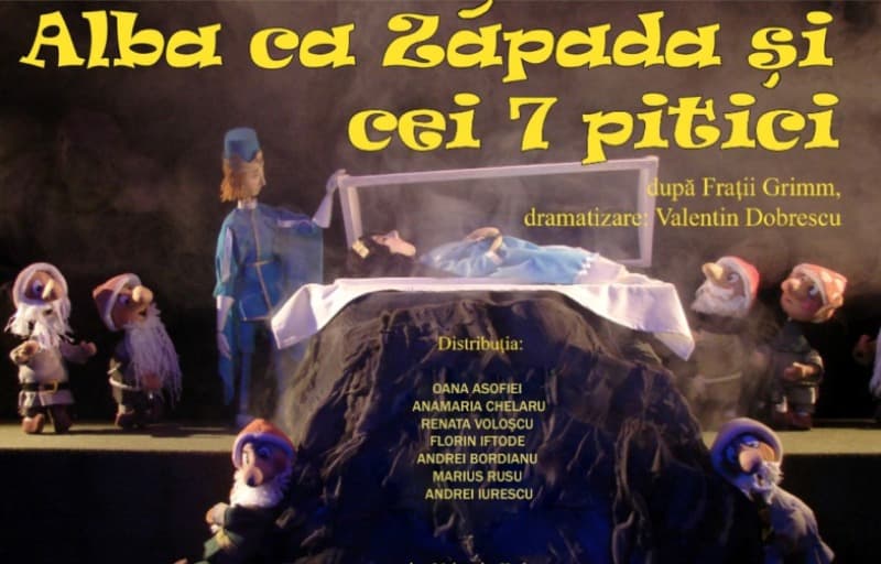 „Albă ca Zăpada şi cei 7 pitici” la Teatrul „Vasilache” în această săptămână