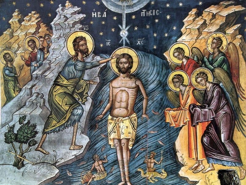 SINAXAR – 6 Ianuarie – Botezul Domnului (Boboteaza – Dumnezeiasca Arătare)