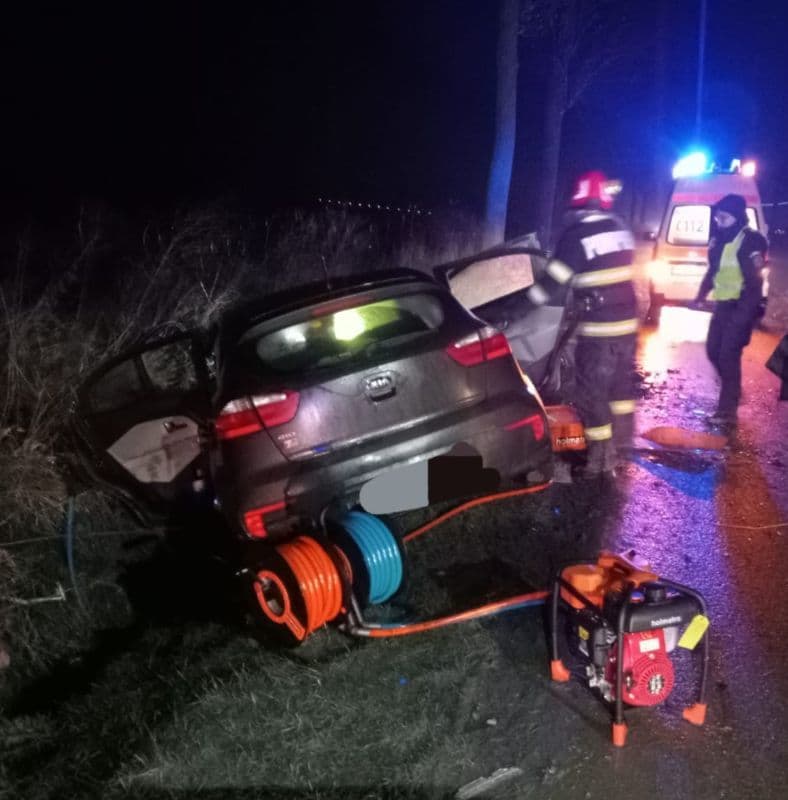Doi bărbați au ajuns la spital în urma unui accident rutier produs în comuna Prăjeni