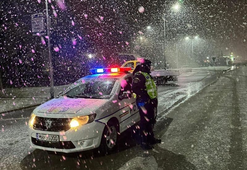 Polițiștii IPJ Botoșani monitorizează starea drumurilor publice din județ
