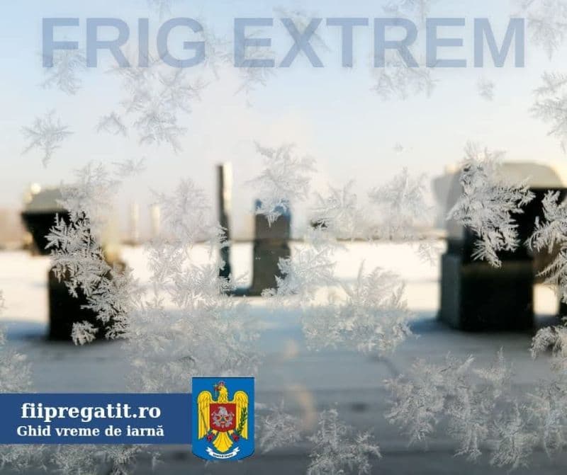 COD GALBEN DE GER pentru județul Botoșani până luni, 12 ianuarie 2026
