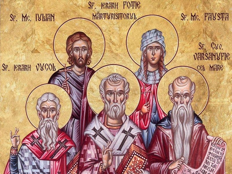 SINAXAR – 6 Februarie – Sf. Ier. Vucol, Episcopul Smirnei şi Fotie, Patriarhul Constantinopolului
