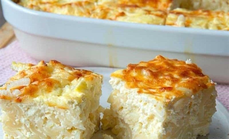 Budincă de paste cu iaurt