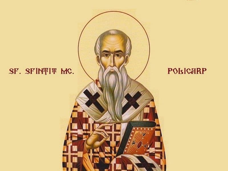 SINAXAR – 23 Februarie – Sf. Sfinţit Mc. Policarp, Episcopul Smirnei; Începutul Postului Sf. Paști