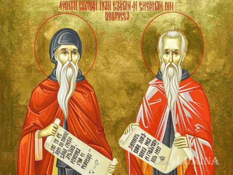 SINAXAR – 28 Februarie – Sf. Cuv. Ioan Casian şi Gherman, din Dobrogea