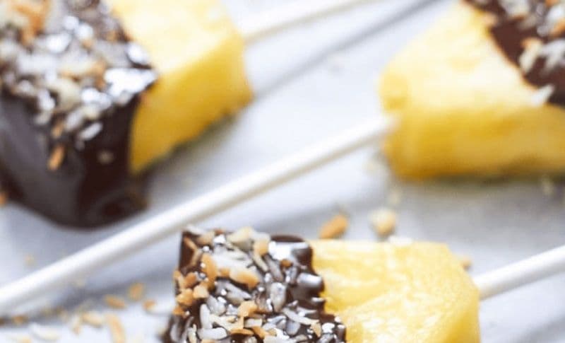Ananas cu ciocolată
