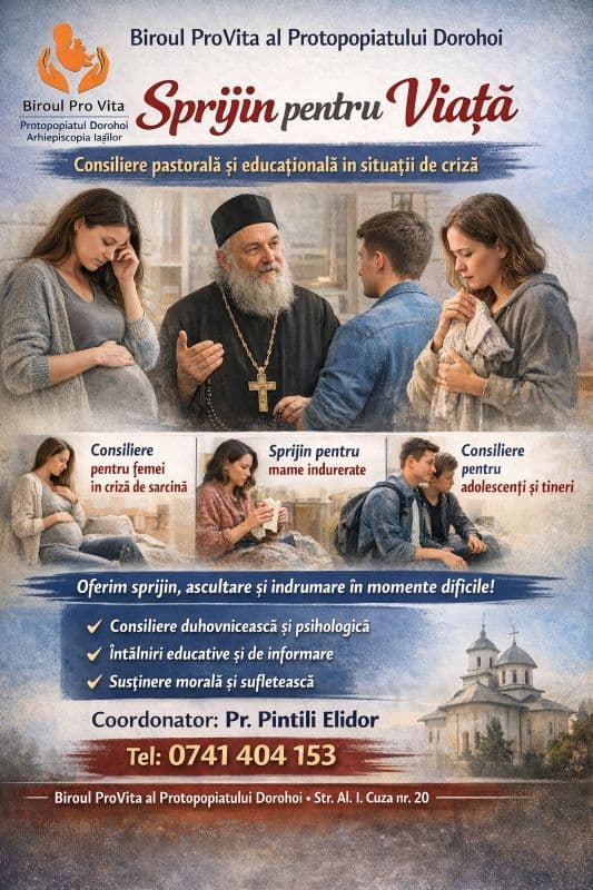 Lansarea programului „Sprijin pentru Viață” – consiliere pastorală pentru persoane aflate în situații de criză
