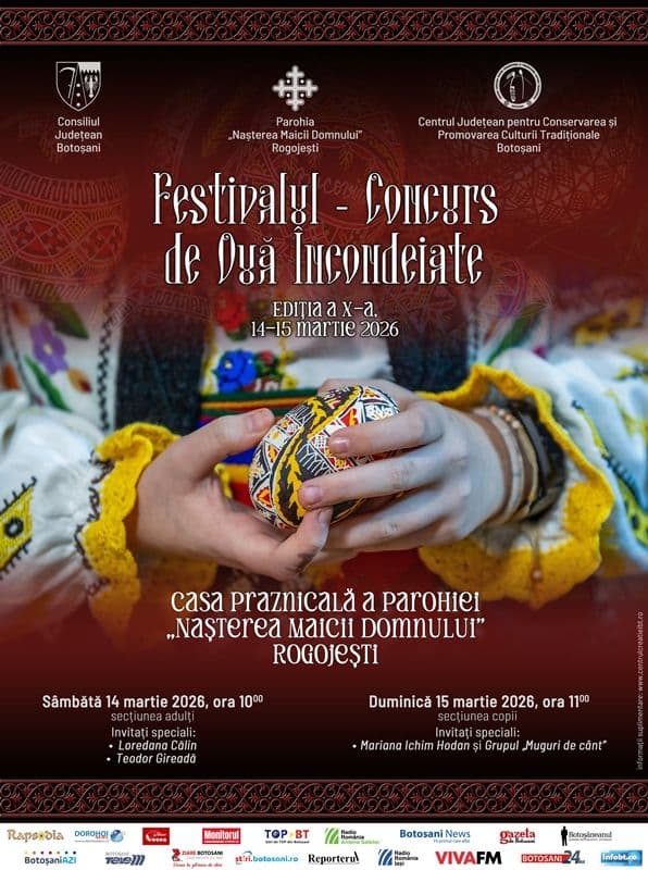 Festivalul - Concurs de Ouă Încondeiate, ediţia a X-a la Rogojești. Vezi detalii!