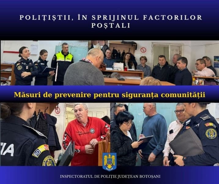 Instruire privind siguranța personalului poștal și prevenirea infracțiunilor