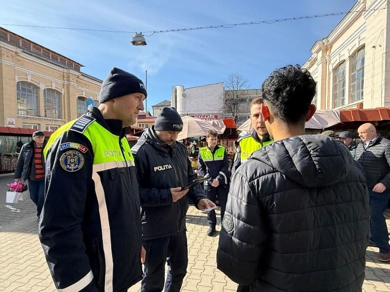 Acțiunea polițiștilor botoșăneni, 96 de sancțiuni contravenționale aplicate