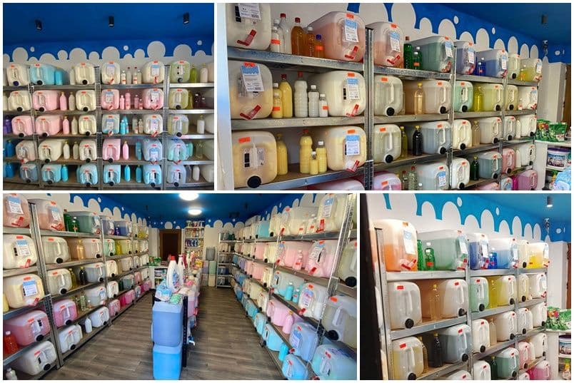 Conceptul de detergent „la robinet” a ajuns și la Dorohoi. Modul de plată al conținutului, nu și al ambalajului