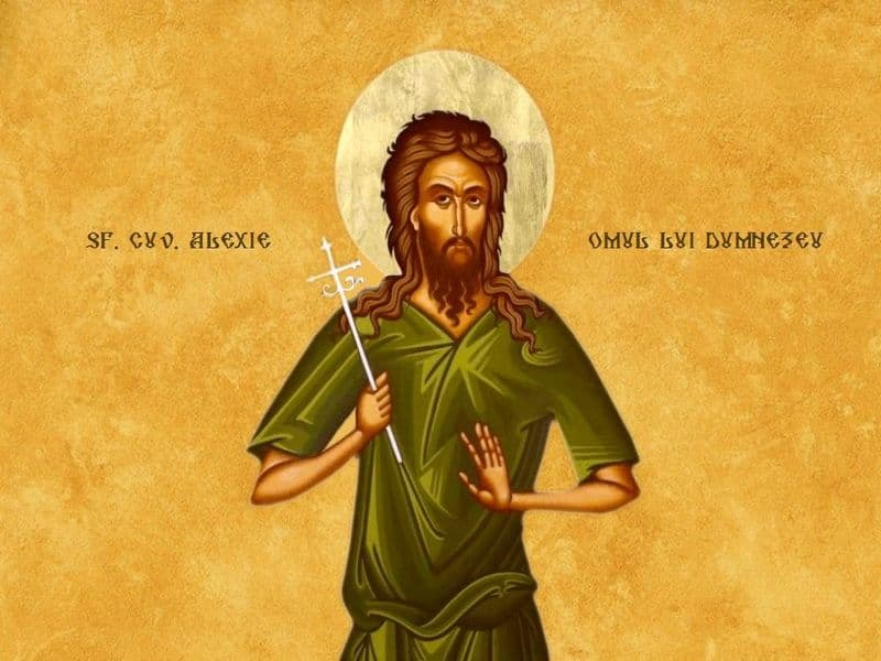 SINAXAR – 17 Martie – Sfântul Cuvios Alexie, omul lui Dumnezeu