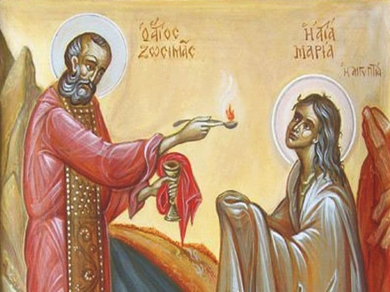 SINAXAR – 29 Martie – Duminica a 5-a din Post (a Cuvioasei Maria Egipteanca)