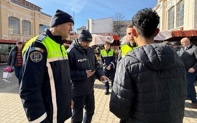 Acțiune pentru prevenirea faptelor de natură penală și contravențională în zona Pieței Centrale