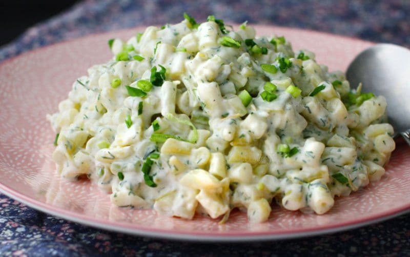 Salată de fasole păstăi cu dovlecei