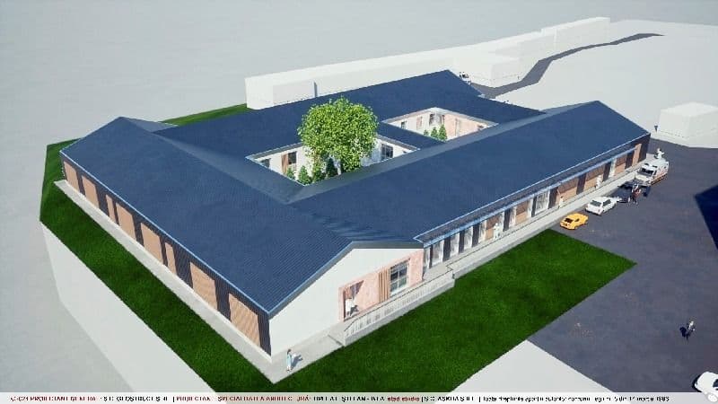 Clădire nouă pentru secţia de psihiatrie a Spitalului Municipal „Academician Leon Dănăilă” Dorohoi