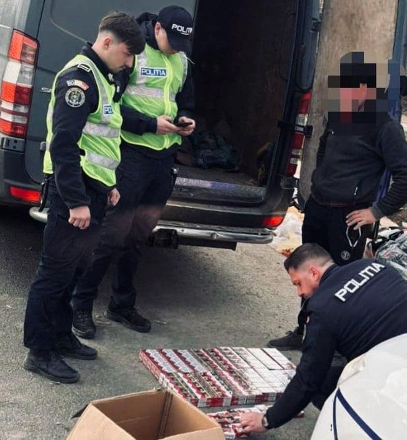 4.000 de țigarete confiscate de polițiști în urma unui control rutier