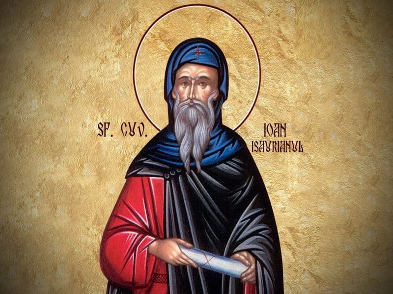 SINAXAR – 18 Aprilie – Sf. Cuv. Ioan, ucenicul Sfântului Cuv. Grigorie Decapolitul