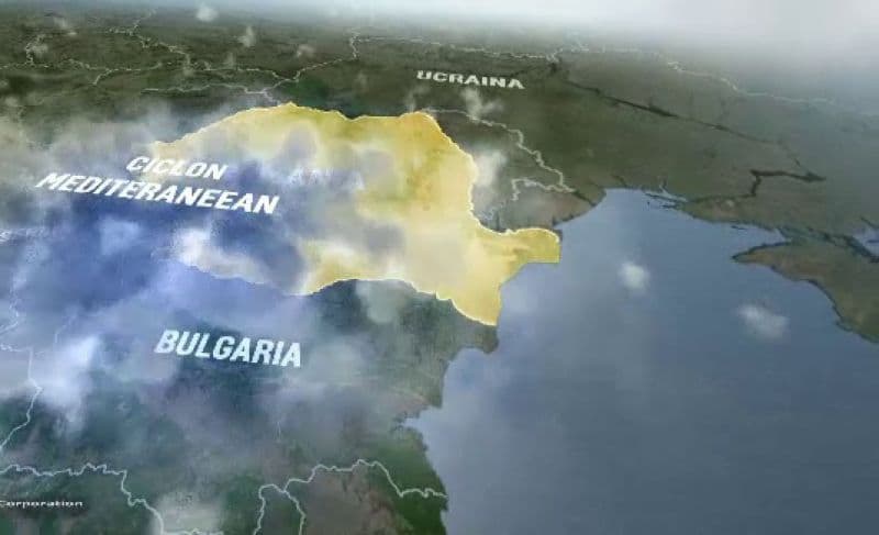Zăpezi și cea mai scăzută temperatură înregistrată vreodată la noi, în aprilie. Ciclonul „Erminio” a readus iarna în România