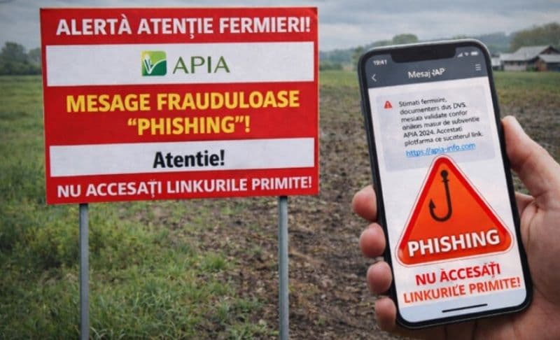 ATENȚIE! „Nu introduceţi date personale” Mesaje false trimise în numele APIA