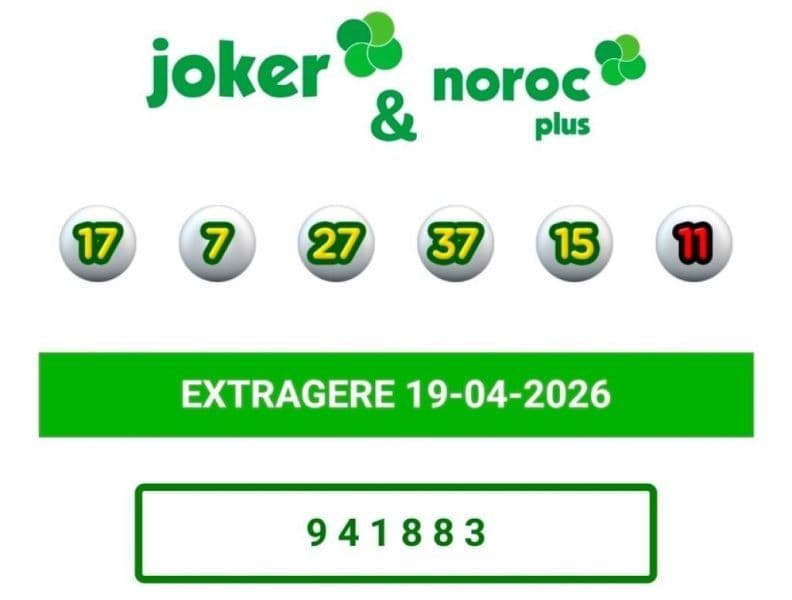 S-a câștigat cel mai mare premiu din istoria jocului Joker, de aproape 13 milioane de euro. Biletul norocos a costat 14,5 lei