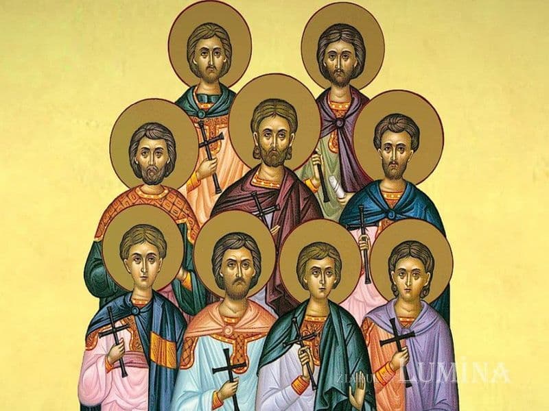 SINAXAR – 29 Aprilie – Sfinții 9 Mucenici din Cizic; Sfântul Cuvios Memnon, făcătorul de minuni