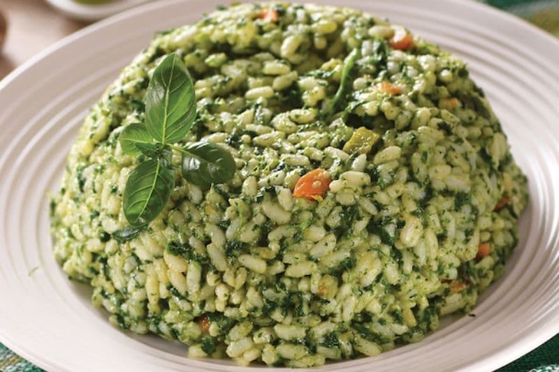 Risotto cu spanac și lămâie