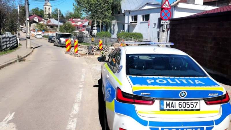 Executanți de lucrări la partea carosabilă, sancționați de polițiști - FOTO
