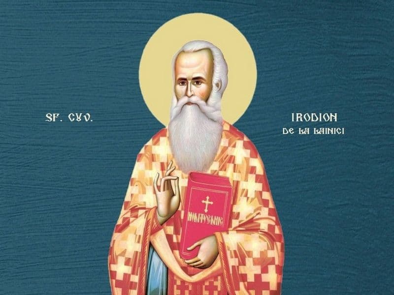 SINAXAR – 3 Mai – Sf. Cuv. Irodion de la Lainici; Sf. Mc. Timotei şi soţia sa, Mavra