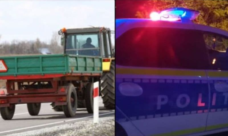 Tractorist din Dorohoi, cu dosar penal. Circula cu o remorcă neînmatriculată