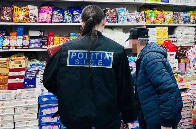 Acțiune a polițiștilor pentru sancționarea faptelor de comerț ilicit