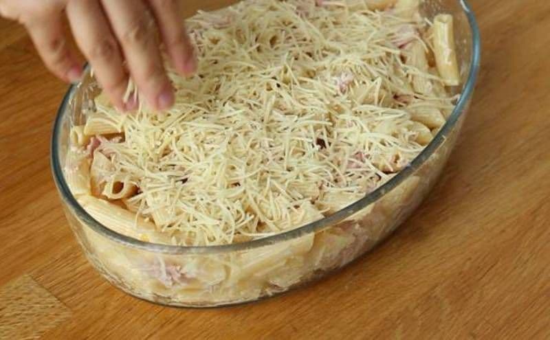 Penne gratinate