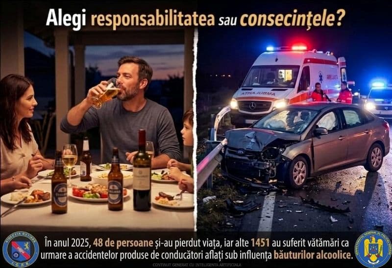 Acțiune pentru prevenirea accidentelor produse pe fondul vitezei excesive