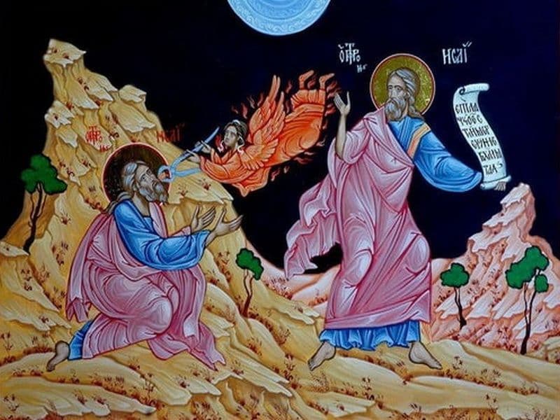 SINAXAR – 9 Mai – Sfântul Proroc Isaia; Sfântul Mucenic Hristofor